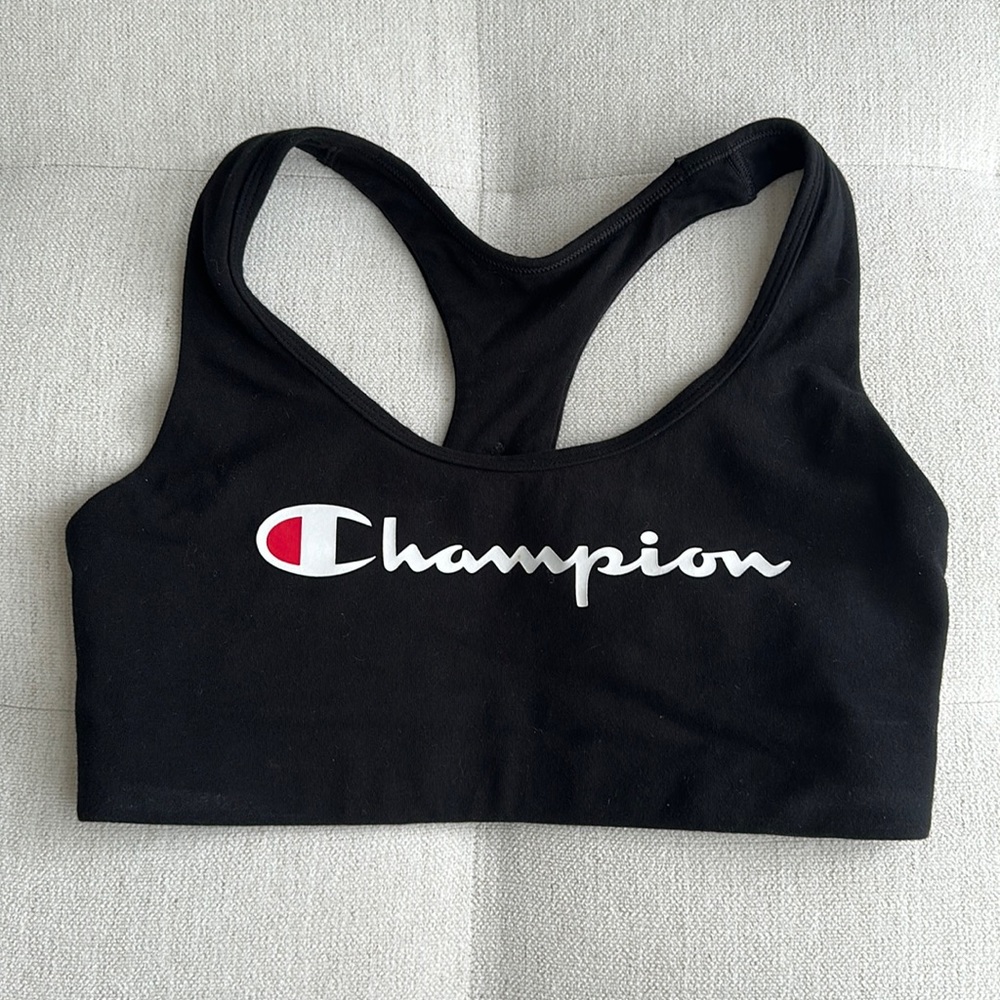 Champion Authentic Sports Bra, Script Logo- Medium